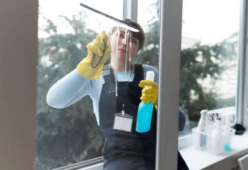 Nettoyage de vitres intérieures et extérieures à Plaintel